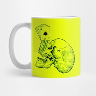 Ace skull - lime Mug